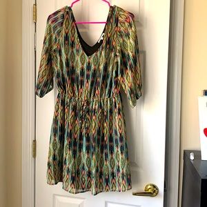 Abstract pattern dress